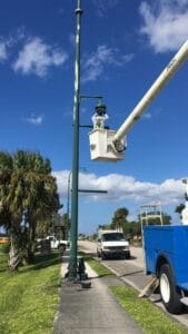Outdoor Pole Light Troubleshooting Base Plates And Concrete Anchor Bolts